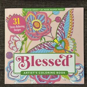 “Blessed” adult coloring book by Peter Pauper Press